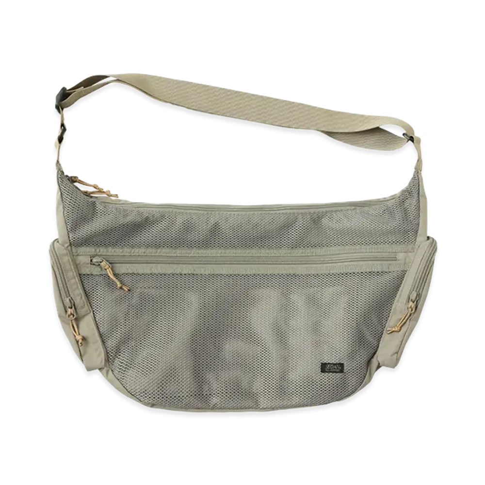 SEDAN ALL-PURPOSE Mesh Shoulder Bag "Khaki"