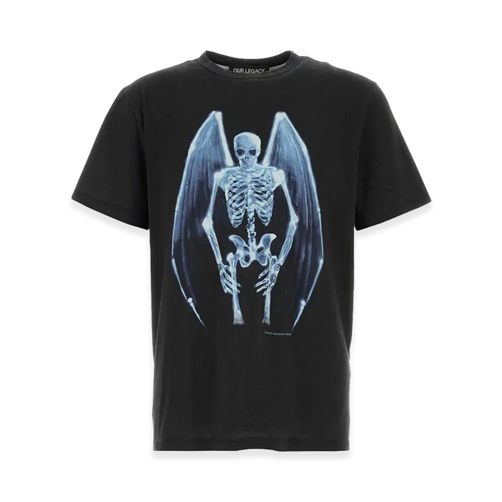 OUR LEGACY Cotton Oversize T-Shirt "Black"