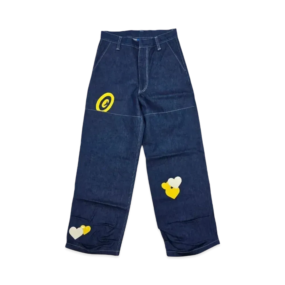 COIN PARKING DELIVERY CPD Love Patch Pants #56 "Blue"