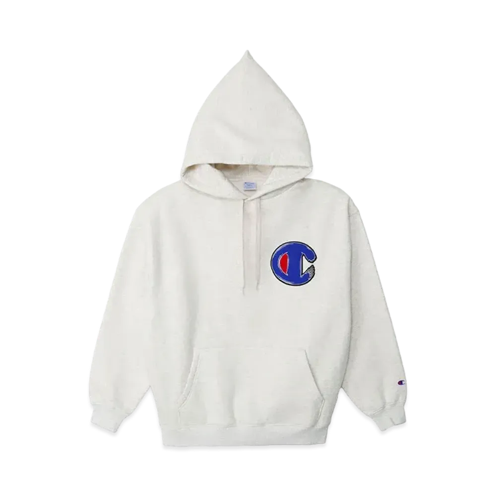 Champion x Sneakerwolf Hooded Sweatshirt "Oatmeal"