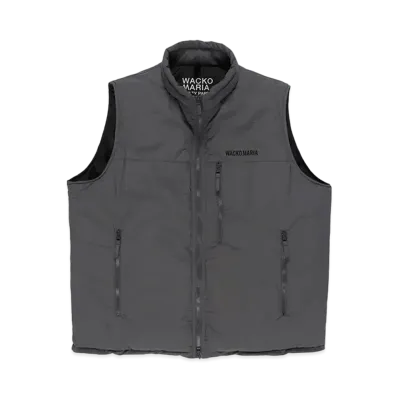 WACKO MARIA Nylon Padding Vest "Gray"