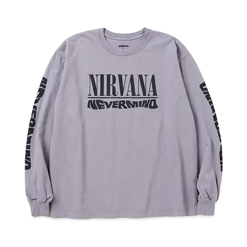 NEIGHBORHOOD x NIRVANA . Tee LS "Gray"