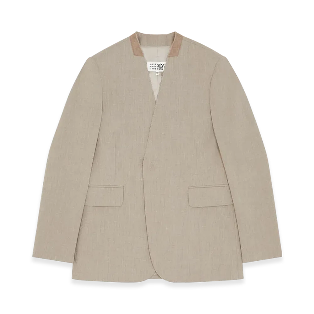 MM6 Maison Margiela Women's Suit Jacket "Taupe"