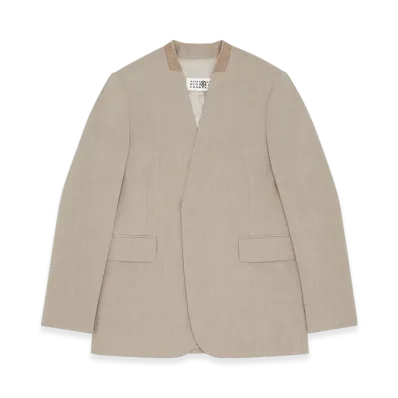 MM6 Maison Margiela Women's Suit Jacket "Taupe"