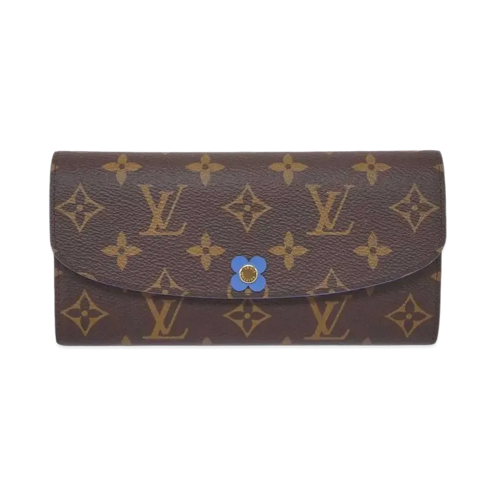 Louis Vuitton Monogram Portefeuille Emilie "Blue"