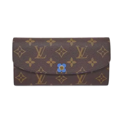 Louis Vuitton Monogram Portefeuille Emilie "Blue"