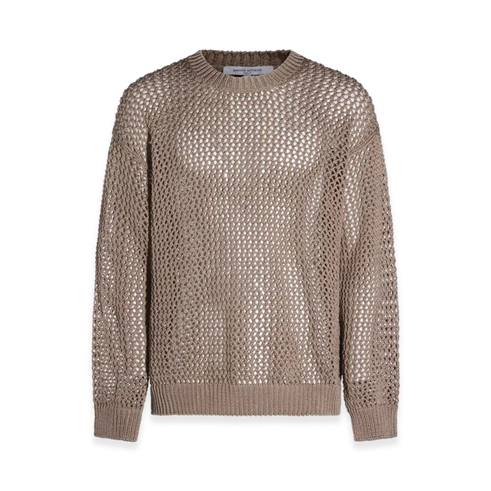 Maison Kitsune Sweaters "Brown"