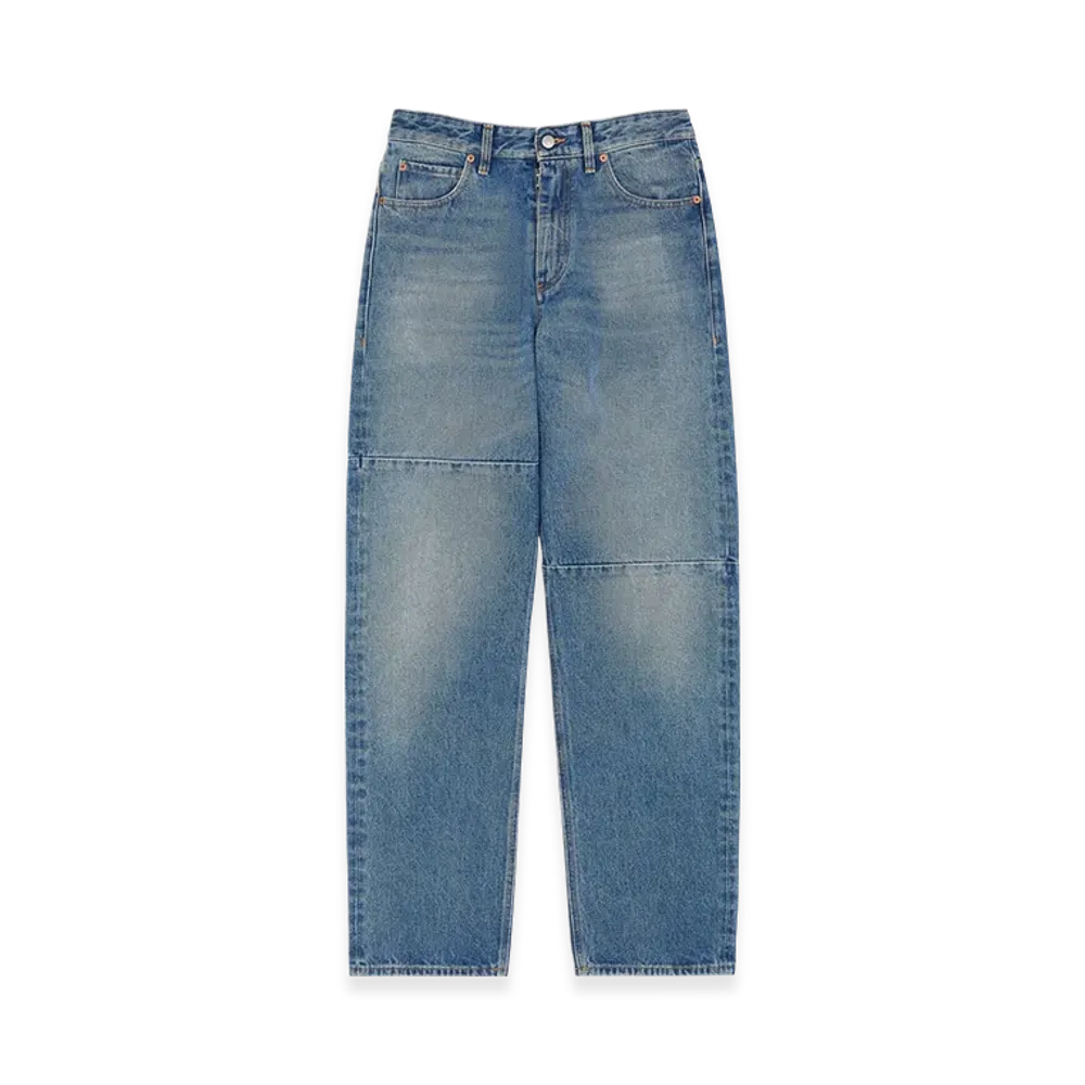 MM6 Maison Margiela Men's Tapered Jeans "Light Blue"
