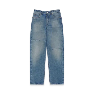 MM6 Maison Margiela Men's Tapered Jeans "Light Blue"