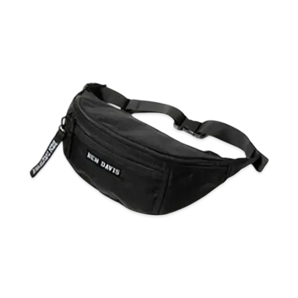BEN DAVIS Waist Pouch Women'S Men'S Crossbody Cool Uepo "Black"