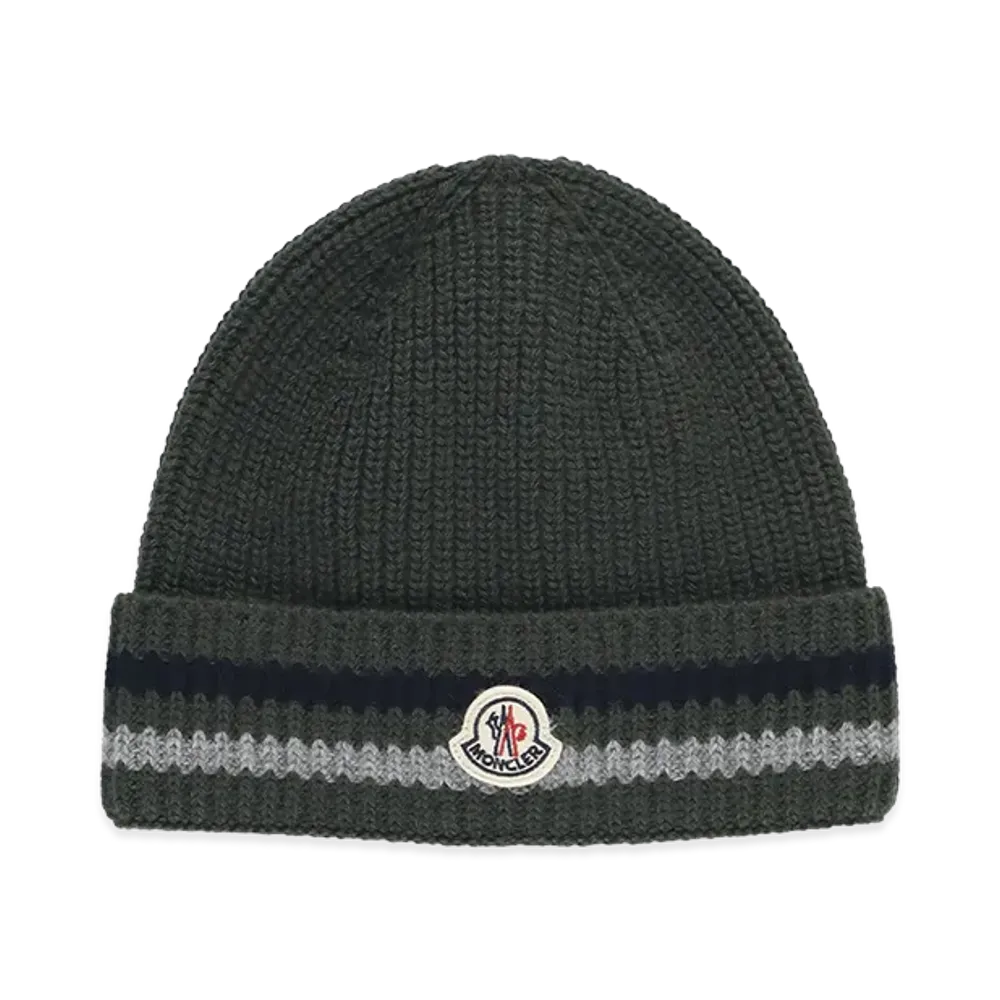 MONCLER Kids Beanie "Green"