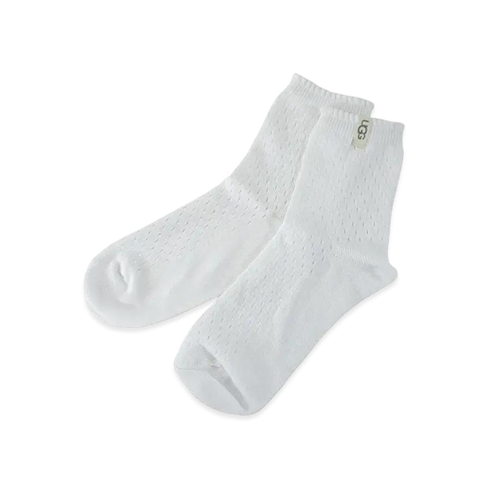 UGG Adabella Quarter Socks "White"