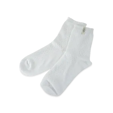 UGG Adabella Quarter Socks "White"