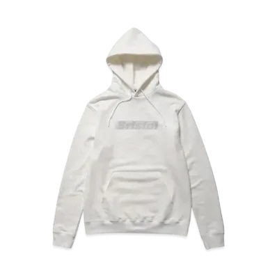 F.C.Real Bristol Effect Line Logo Team Sweat Hoodie "Off White"