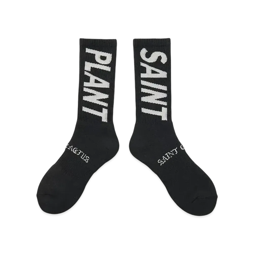 Saint Mxxxxxx x Cactus Plant Flea Market Plant Socks "Black" SM-YS1-0000-C14