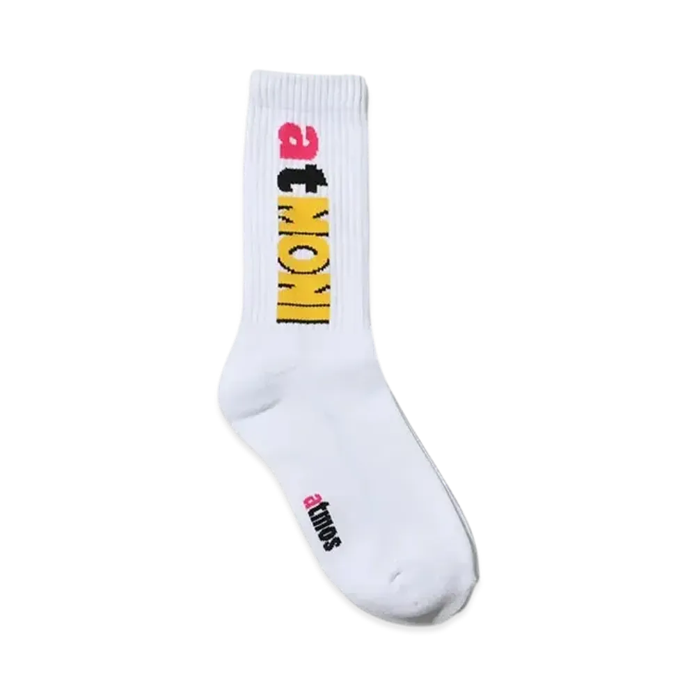 atmos pink x MONICHIKI HOUSE Atmoni Chiken Socks "White"