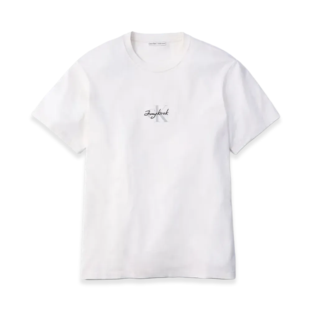 Calvin Klein x Jung Kook of BTS Monologo T-Shirt "Lily White"