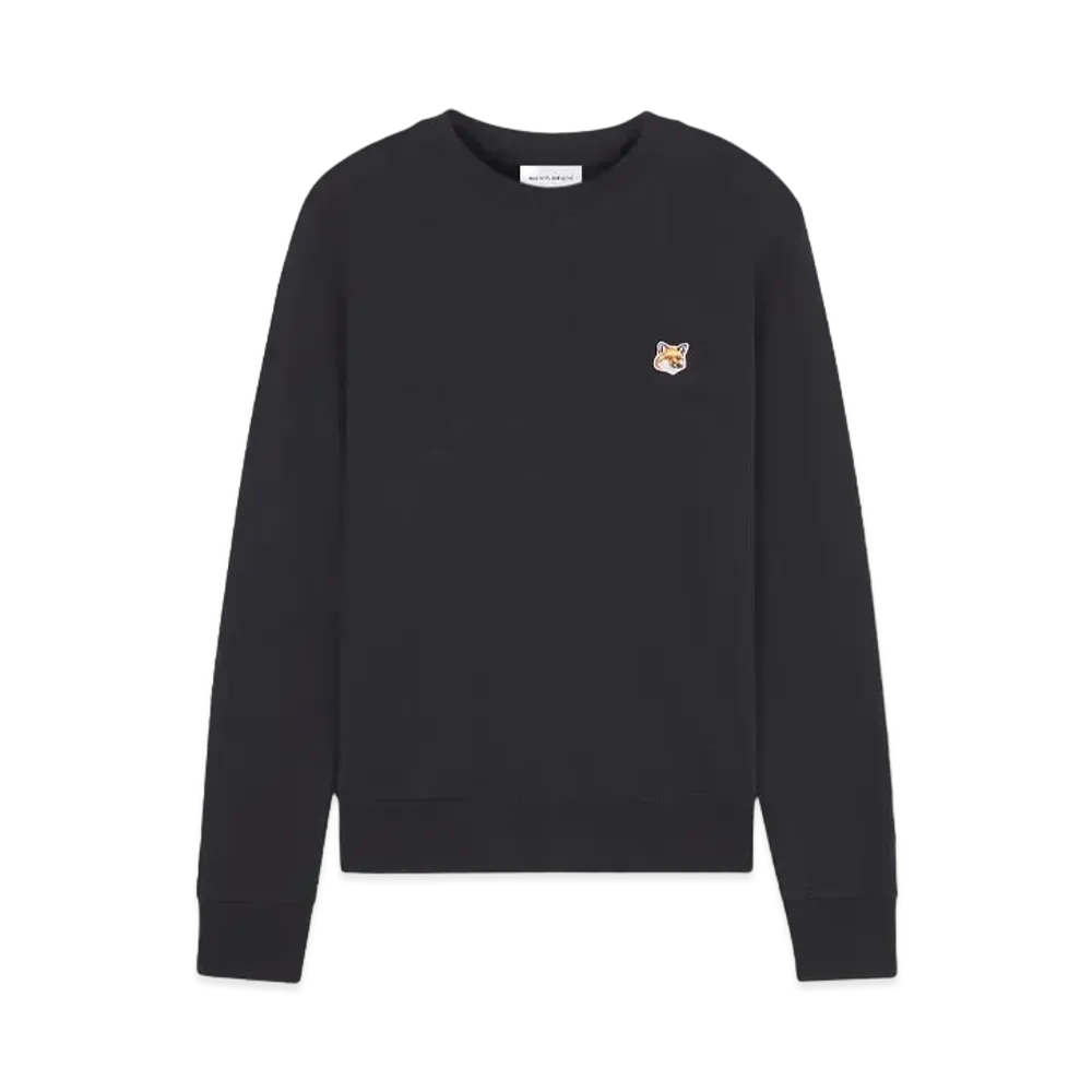 Maison Kitsune Fox Head Patch Regular Sweatshirt "Black"