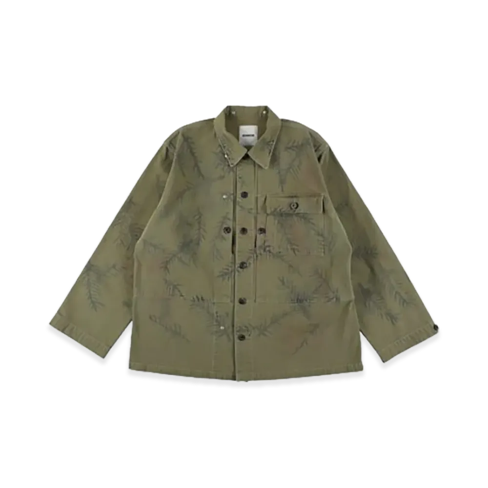 BOW WOW USMC M44 HBT Camo Spray Jacket Aged "Camo Spray OD"