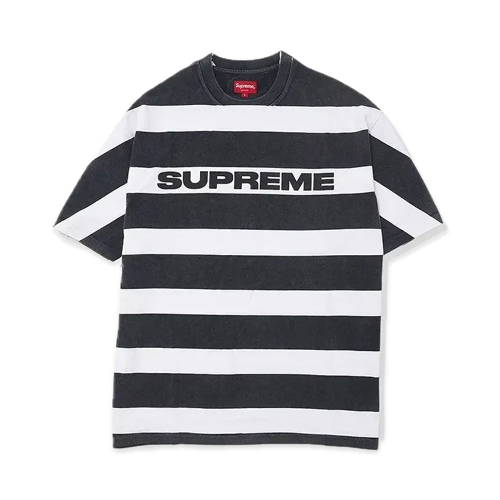Supreme Printed Stripe S/S Top "Black"