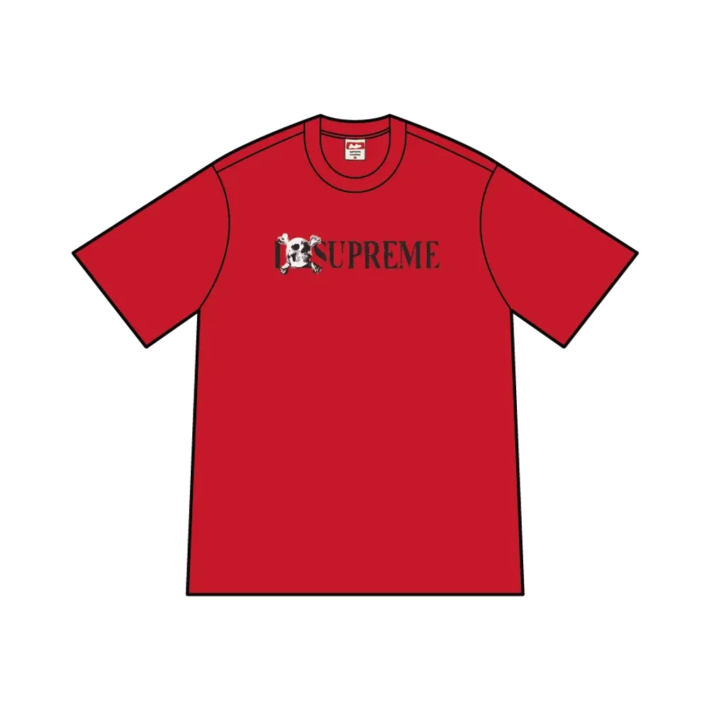 Supreme Skull Tee "Red"