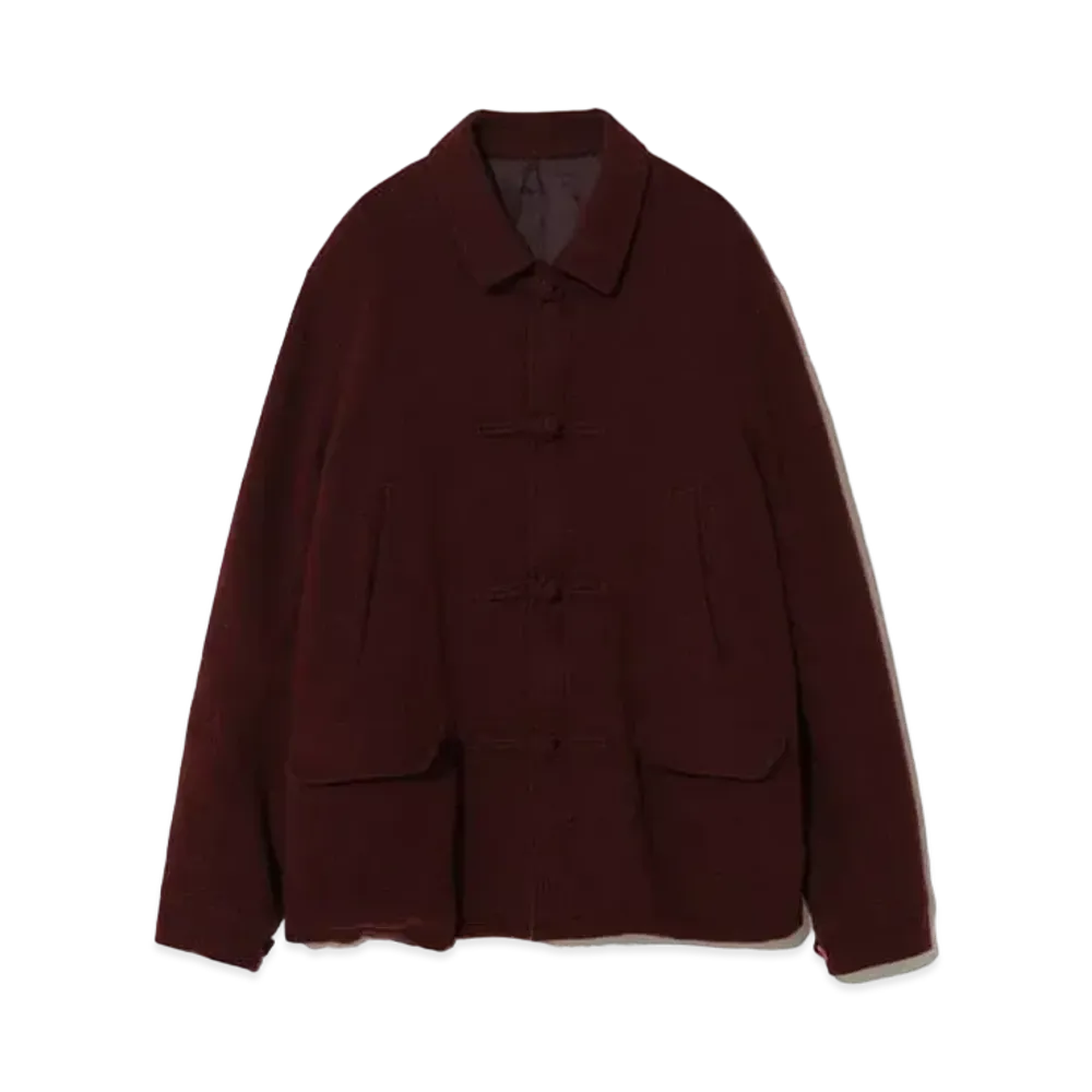 UNDERCOVER Wool China Blouson "Bordeaux"