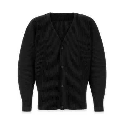 COMME des GARCONS HOMME Polyester Cardigan "Black"