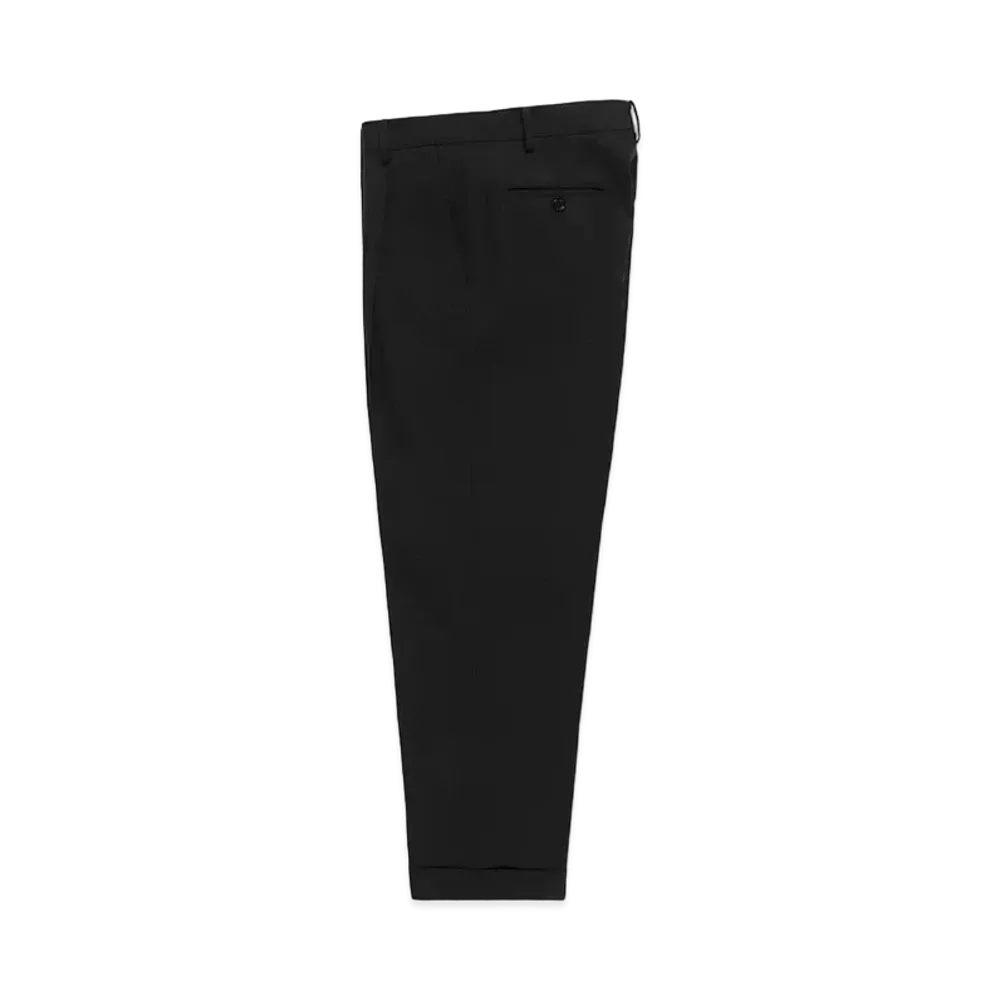 WACKO MARIA x DORMEUIL / Pleated Trousers (Type-1) "Black"
