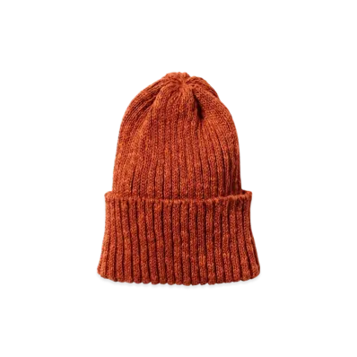 BEAMS Watch Cap Linen "Orange"