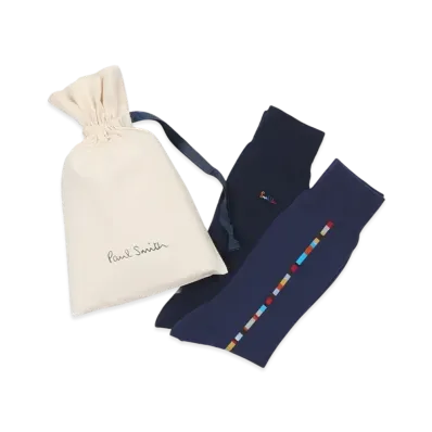 Paul Smith Socks Gift Set "Navy"