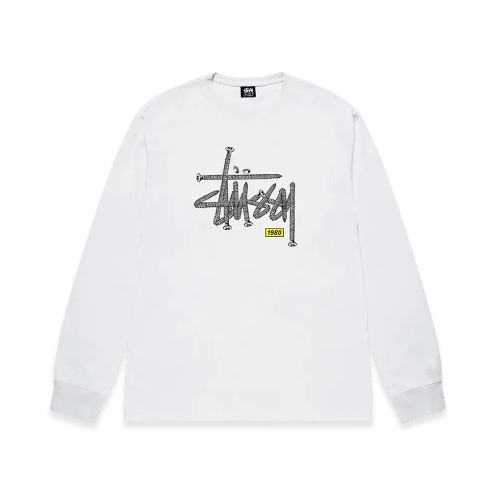 Stussy Hardware LS Tee "White"