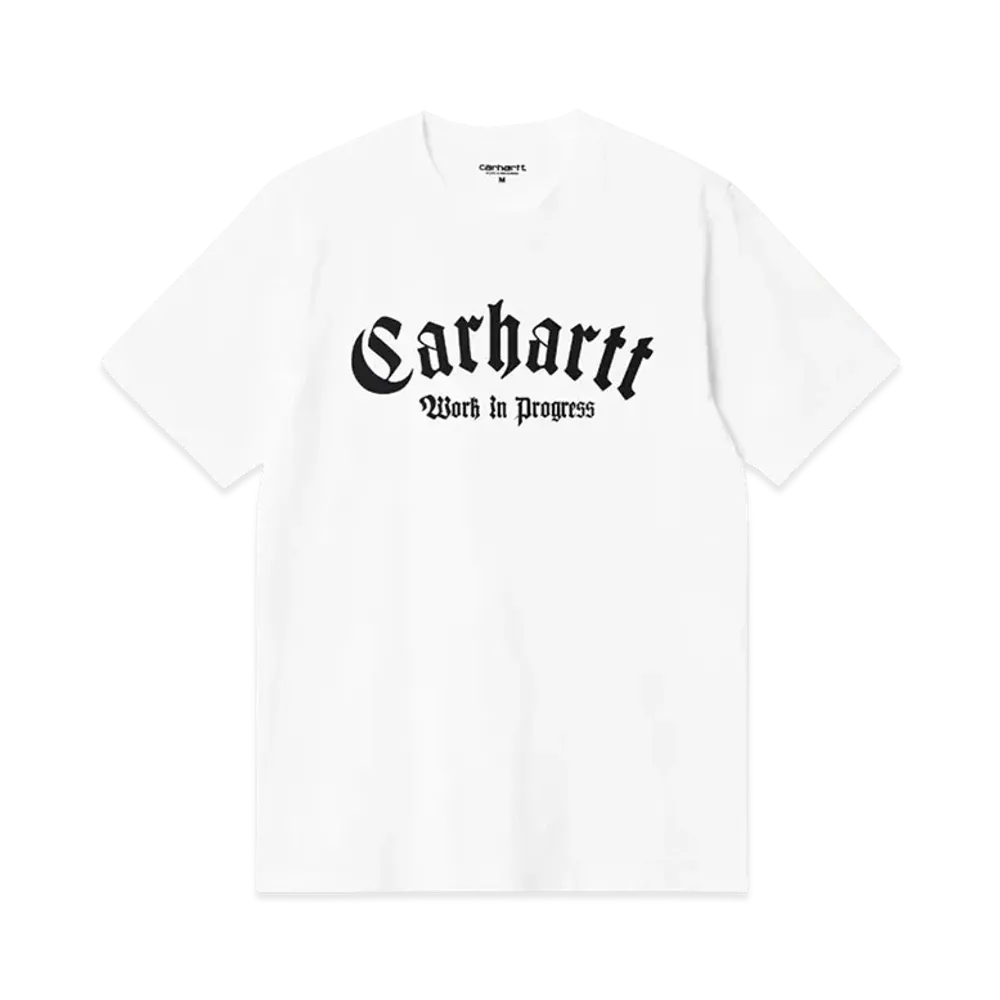Carhartt WIP Short Sleeve Onyx T-Shirt "White/Black"