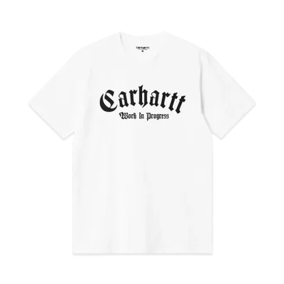Carhartt WIP Short Sleeve Onyx T-Shirt "White/Black"