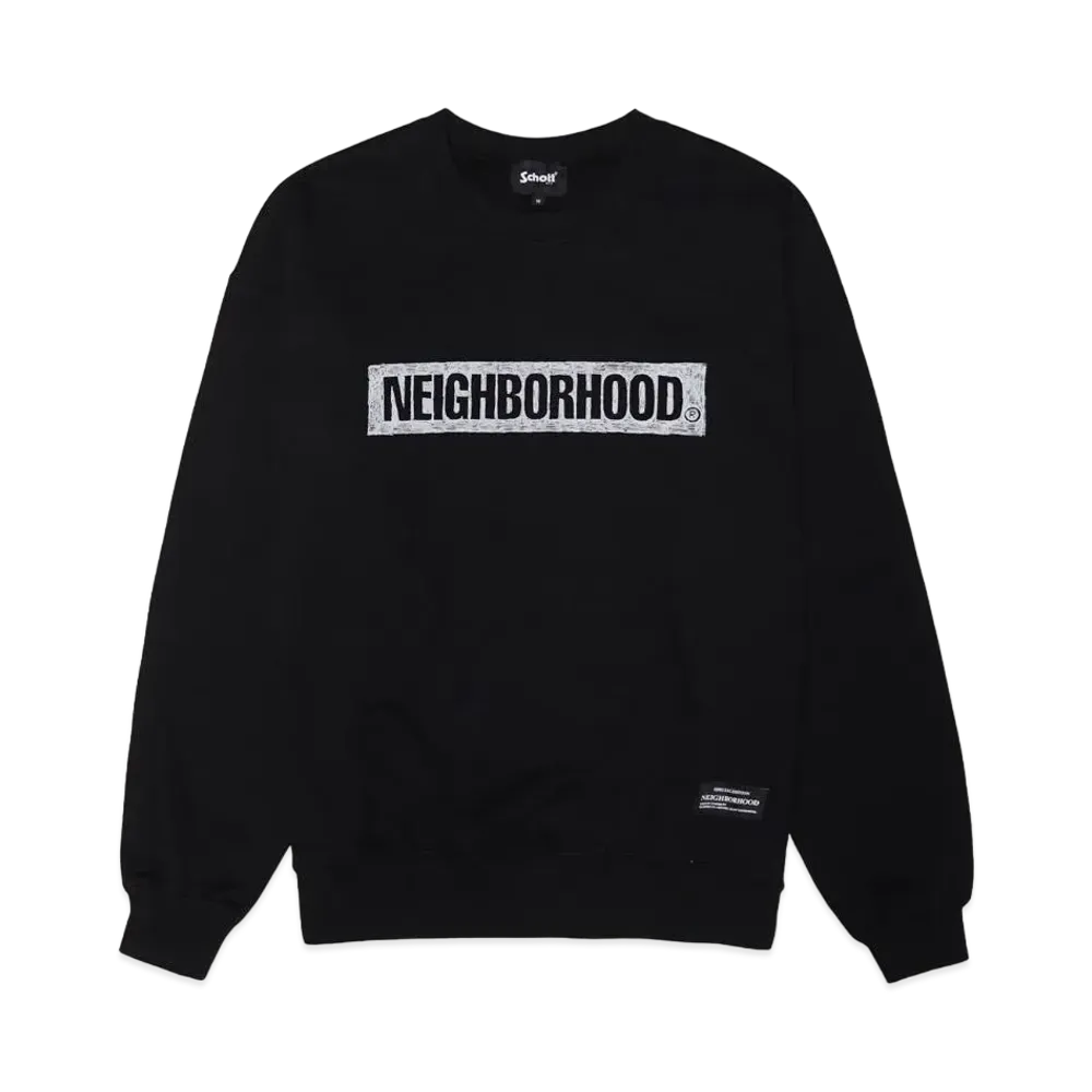 NEIGHBORHOOD x Schott x Kostas Sweatshirt LS "Black"