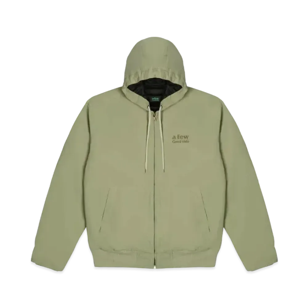 A FEW GOOD KIDS Overdyed Zip Up Jacket "Green"