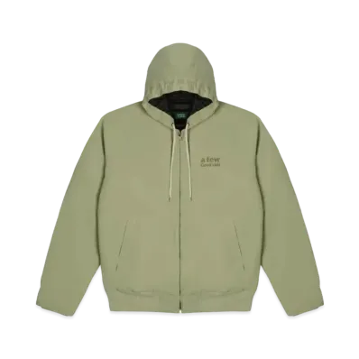 A FEW GOOD KIDS Overdyed Zip Up Jacket "Green"