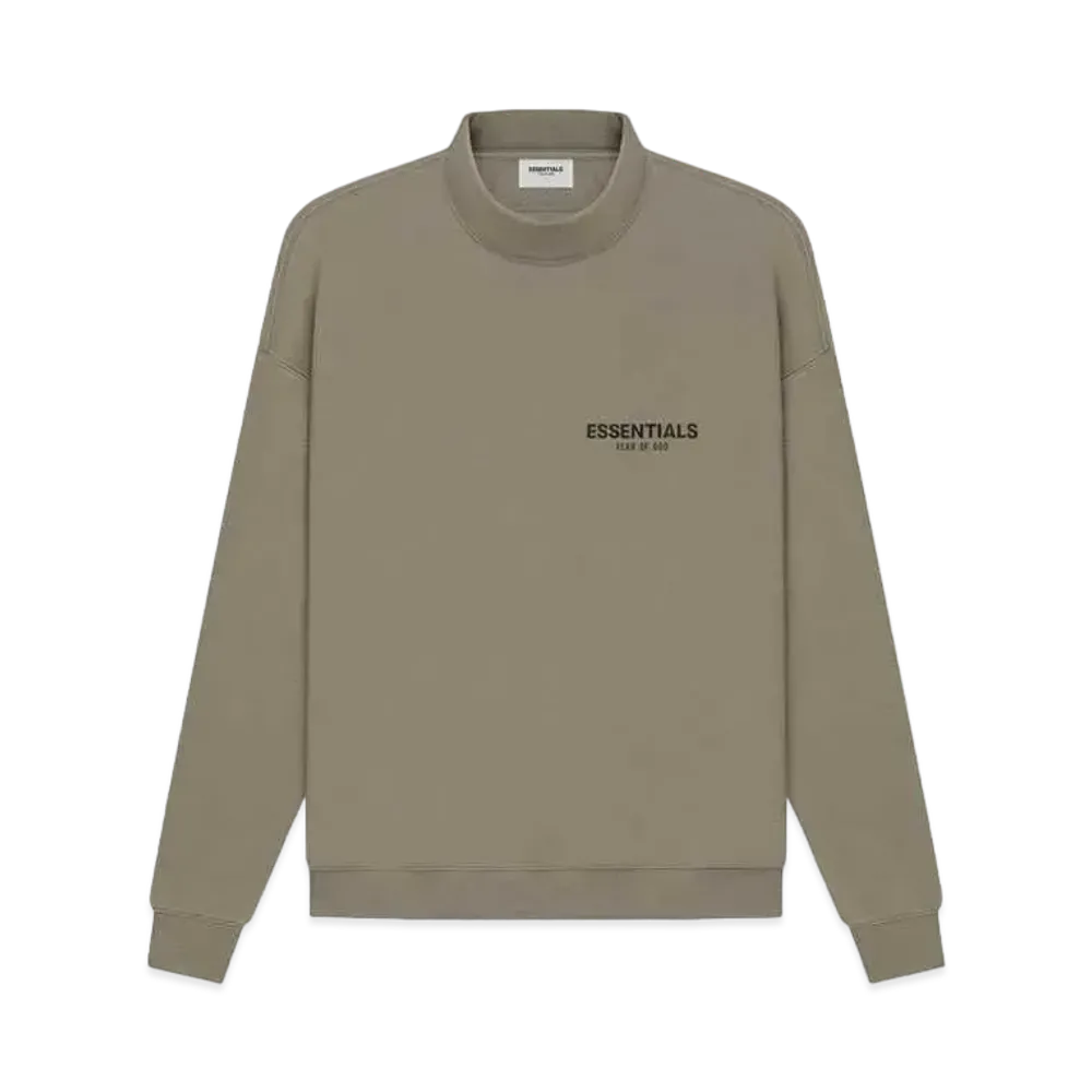 FEAR OF GOD ESSENTIALS Pull-Over Mockneck "Taupe"
