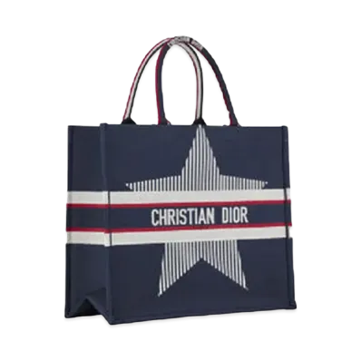 Dior Dioralps Dior Book Tote Small Bag "Navy"