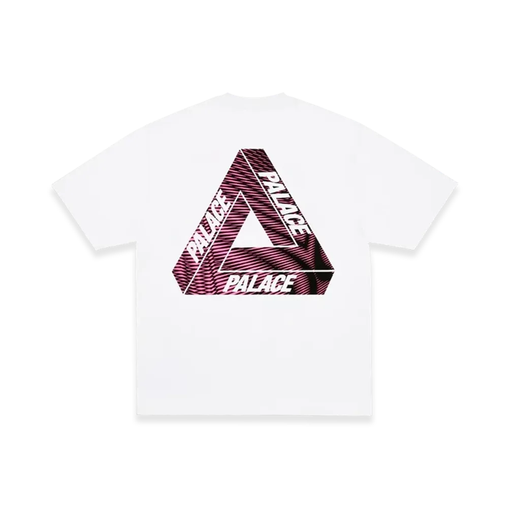 PALACE Tri-Vex T-Shirt "White Pink"