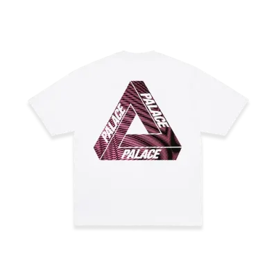PALACE Tri-Vex T-Shirt "White Pink"