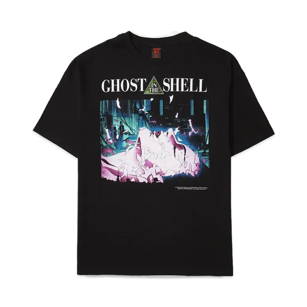 Geeks Rule x Ghost in the Shell Silkscreen Printing T Shirt "Black"