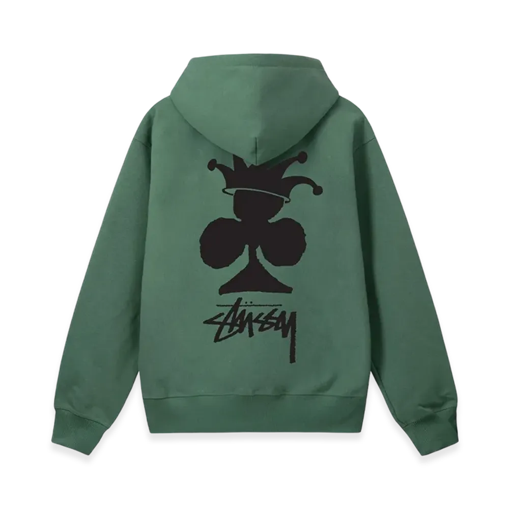 Stussy Club Crown Zip Hoodie "Green"