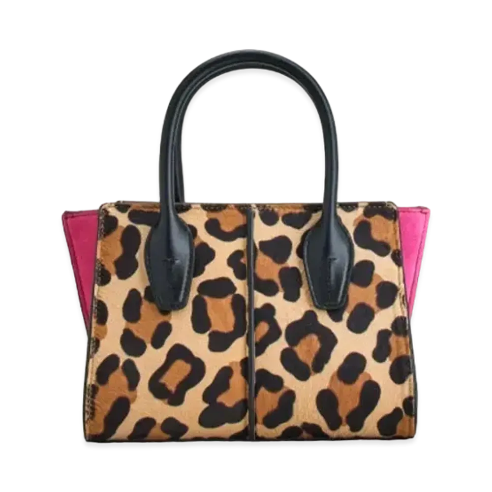 TOD'S Holly Bag Mini "Brown/Black/Pink"