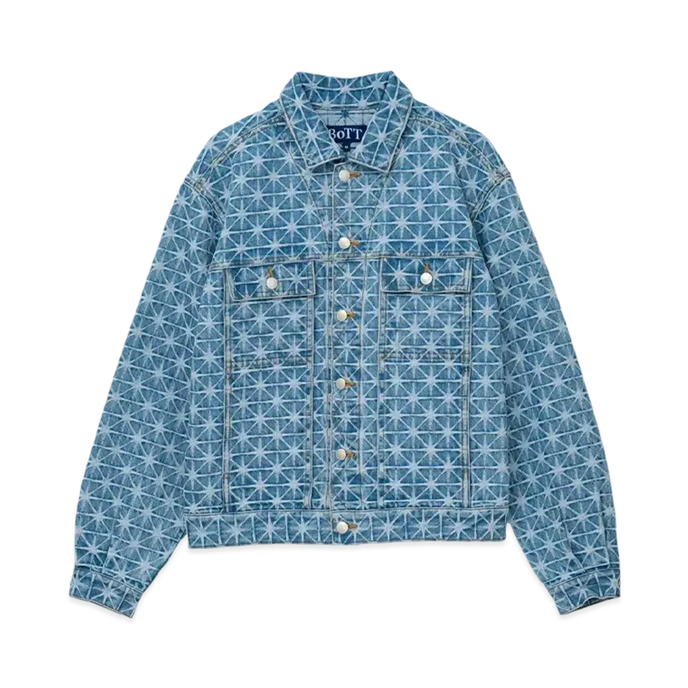 BoTT Sparkle Monogram Denim Jacket "WashedBlue"