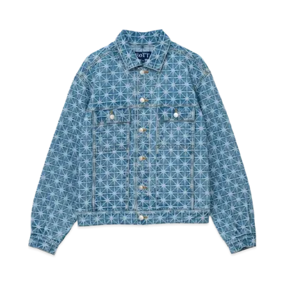 BoTT Sparkle Monogram Denim Jacket "WashedBlue"