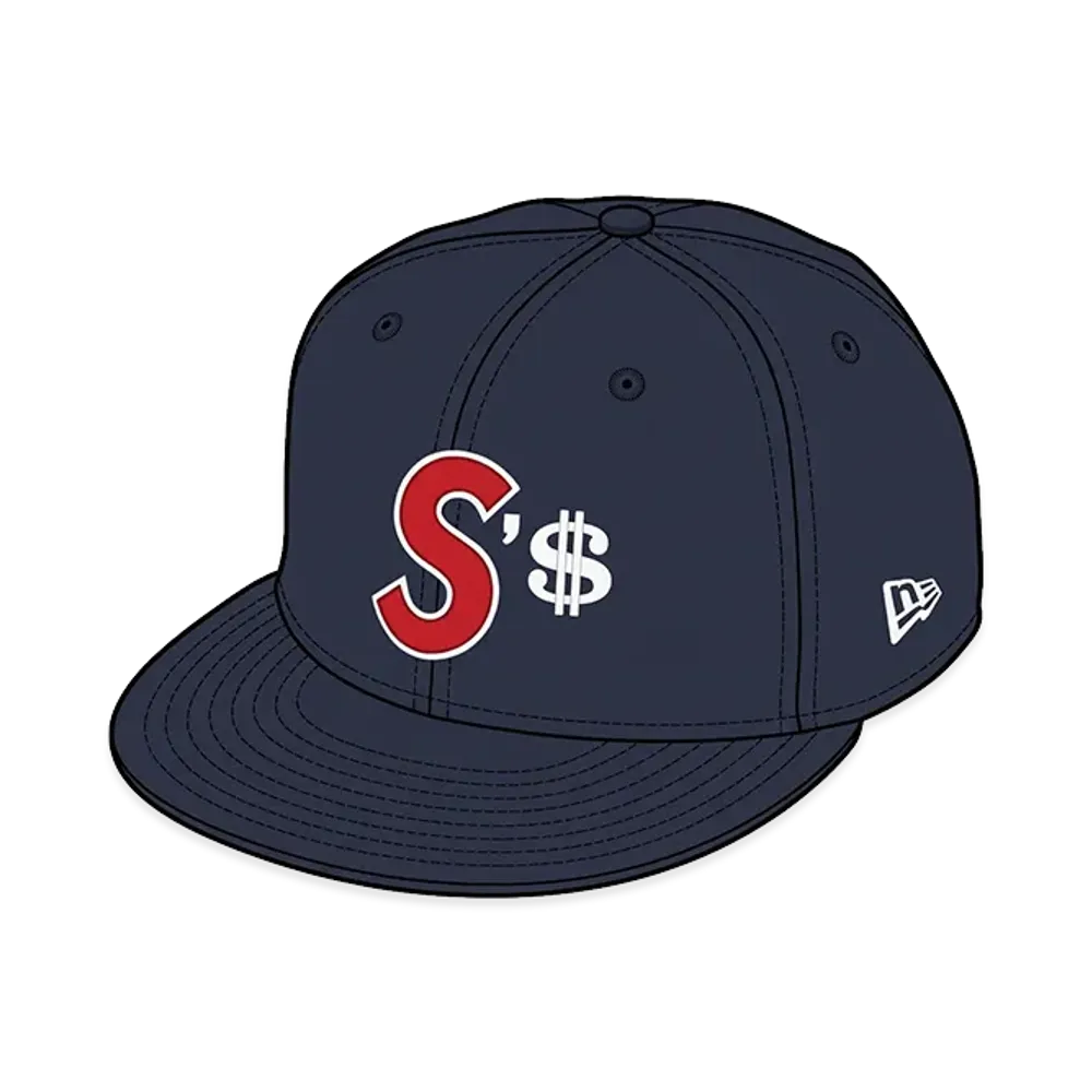 Supreme Money S Logo New Era "Navy"
