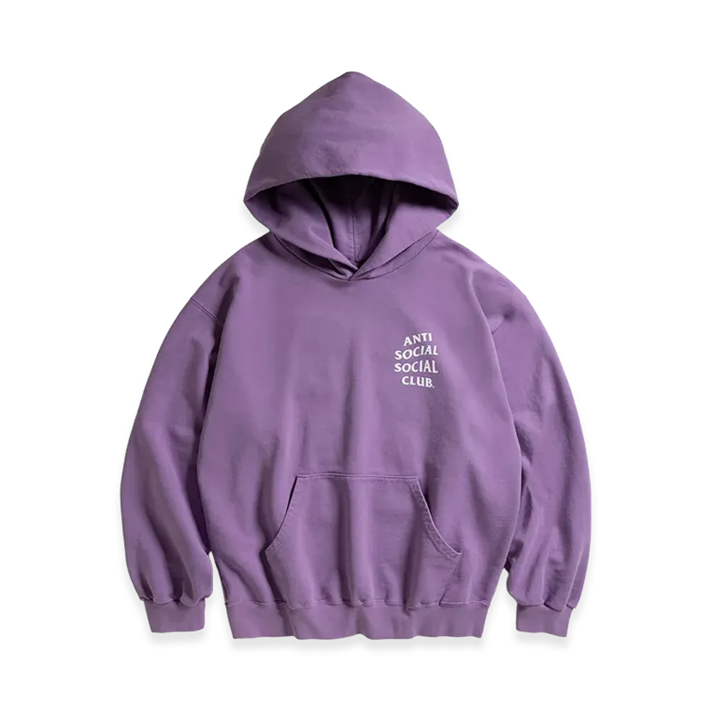 ANTI SOCIAL SOCIAL CLUB Clutching Pearls Hoodie "Washed Purple"