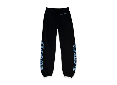 Chrome Hearts Online Limited Side Logo Print Sweat Pants "Black/Blue"
