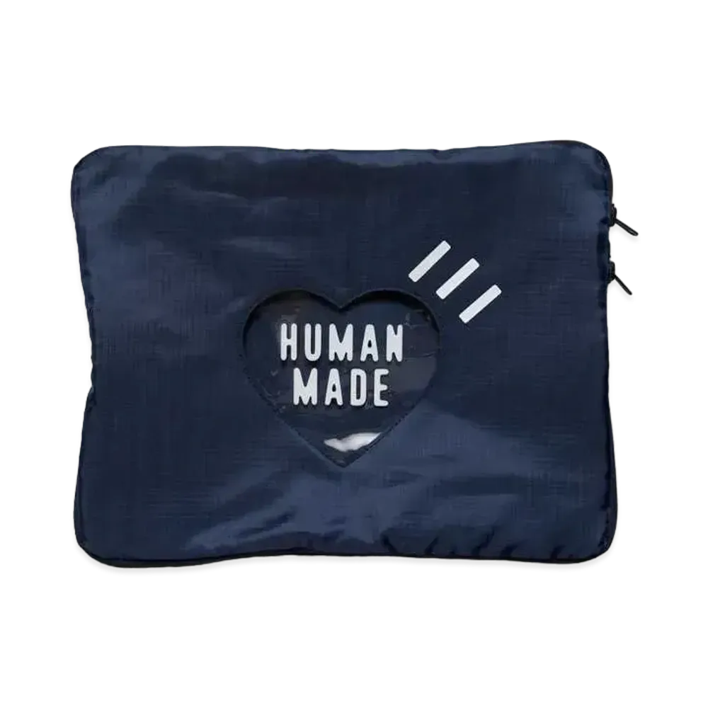 HUMAN MADE TRAVEL CASE LARGE "Navy"