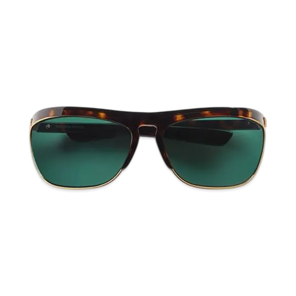 Bottega Veneta Speed Rectangular Sunglasses "Havana/Green"